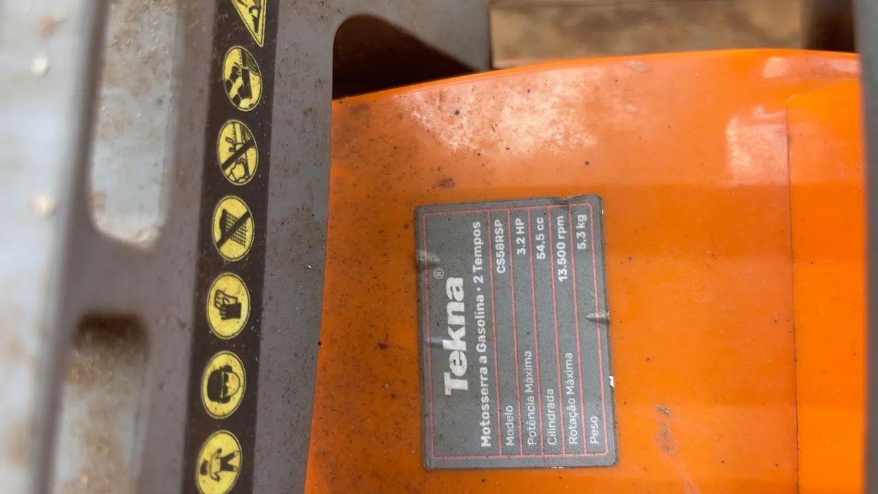 Tekna motoserra usado poucas vezes - Foto 3