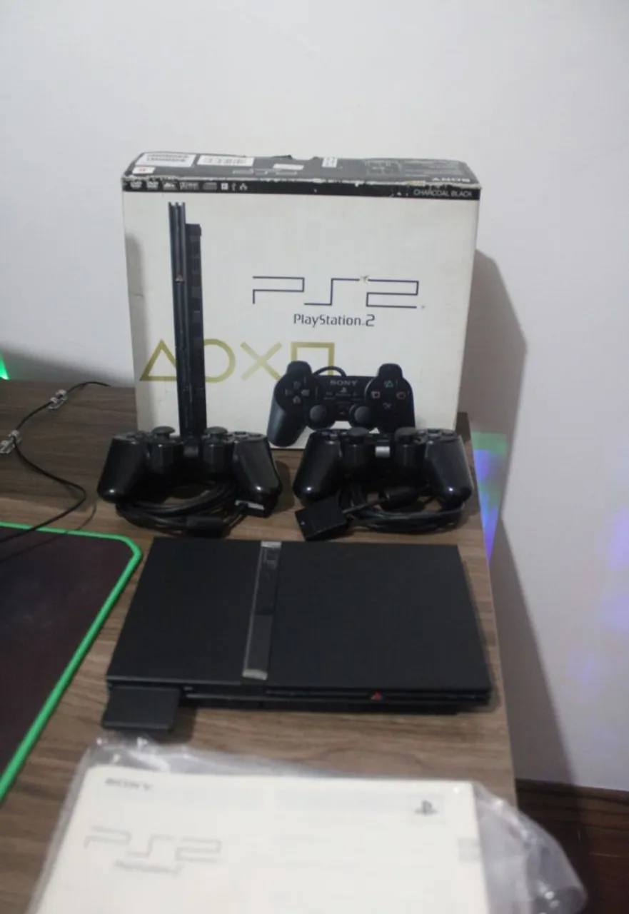 PlayStation 2 Completo - Console + Acessórios