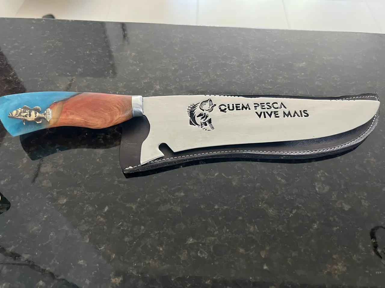 Faca Artesanal para Churrasco e Pesca