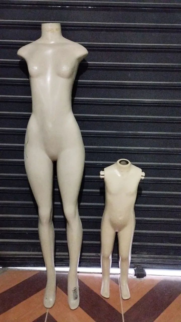 Mannequins de vitrine - Adulto e infantil