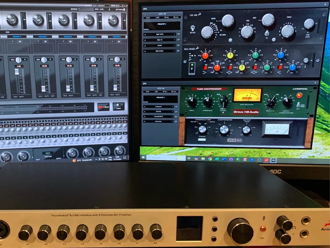 Interface Antelope Discrete 8 + pacote 70 plugins - Foto 3