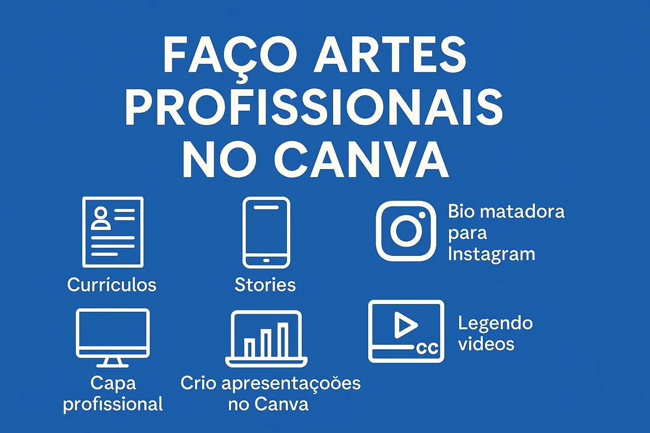 Criação de Artes no Canva/Capcut por Preço Acessível - Entrego Rápido!