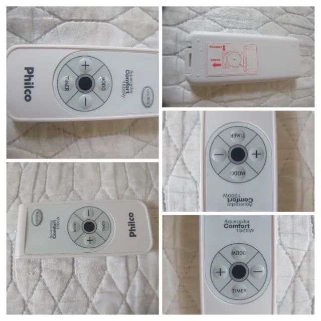 Controle Remoto Do Aquecedor Comfort Pr 1500w - Philco