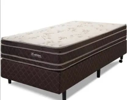  Cama Box de Solteiro Harmony + Colchão 1,88 x 0,88