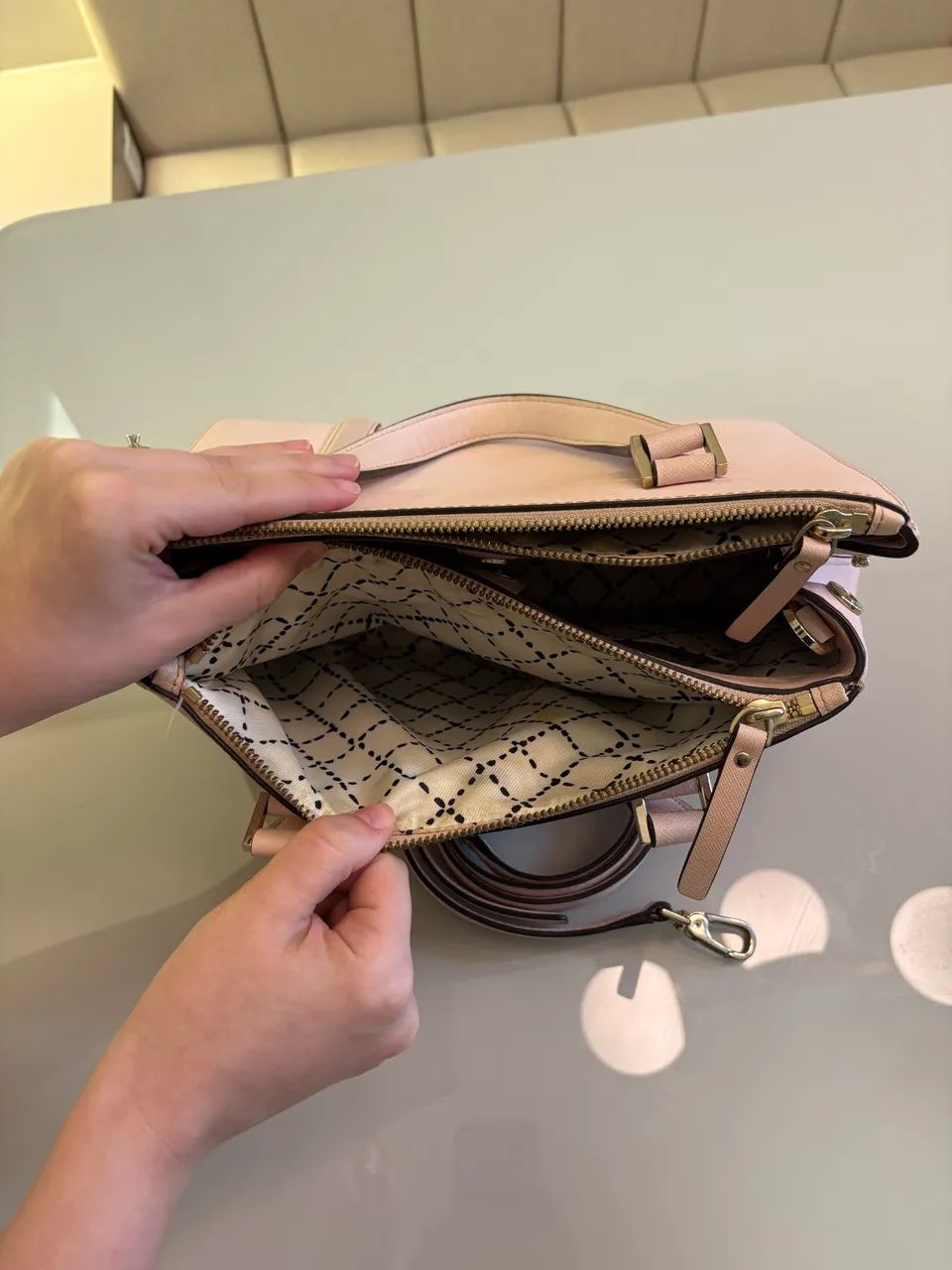 Bolsa Kate Spade couro rosa claro - Foto 4