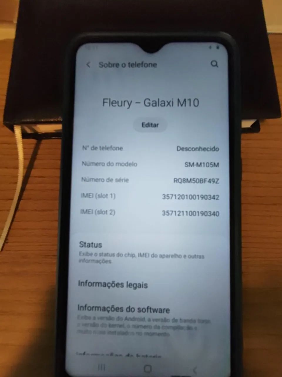 Celular Samsung M10 - SEMI-NOVO, na caixa - Foto 3
