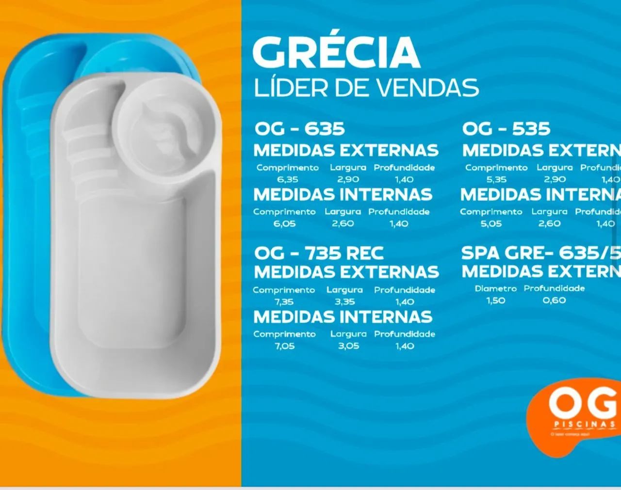 Piscinas de fibra direto de fábrica, completas e instaladas com deck  - Foto 6