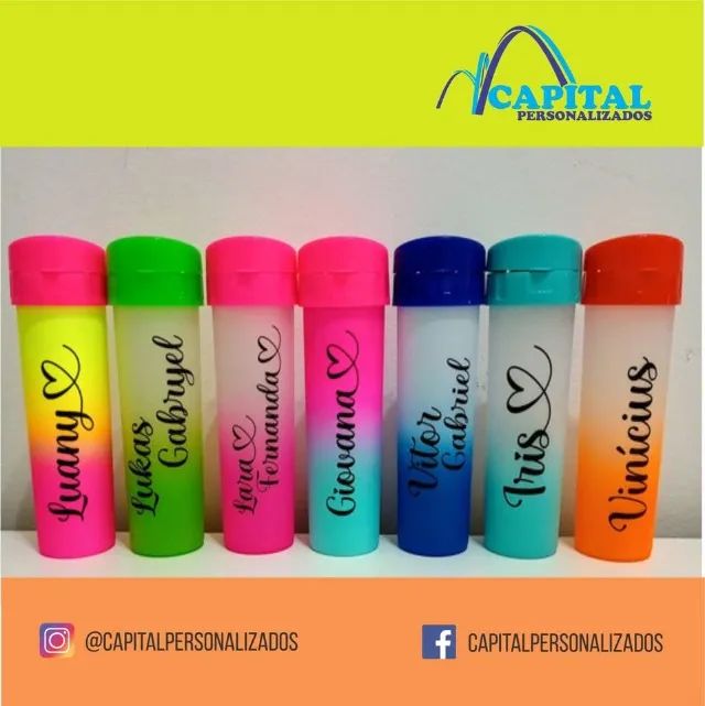 garrafa squeeze bicolor - Foto 4
