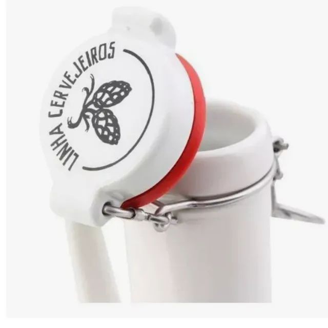 Growler Mestre Cervejeiro 1l feito em 100% ceramica - Marca Ceraflame - Foto 3