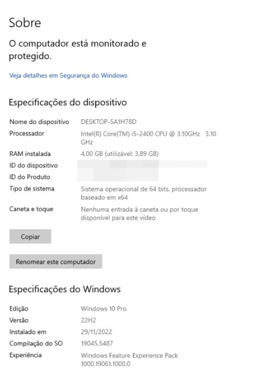 Computador HP i5 | Windows 10 Pro - Foto 4