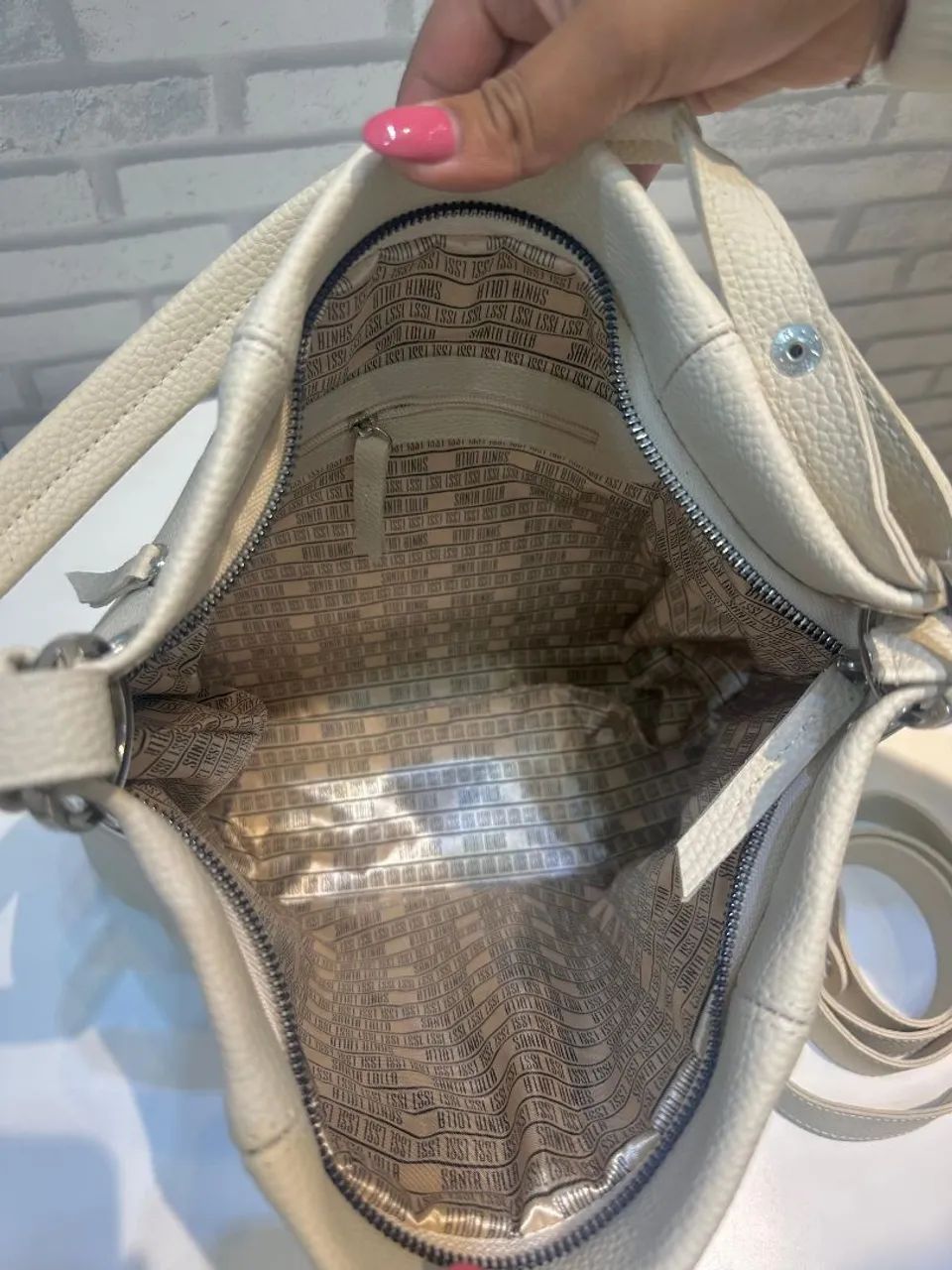 Bolsa Santa Lolla Off White - Foto 3