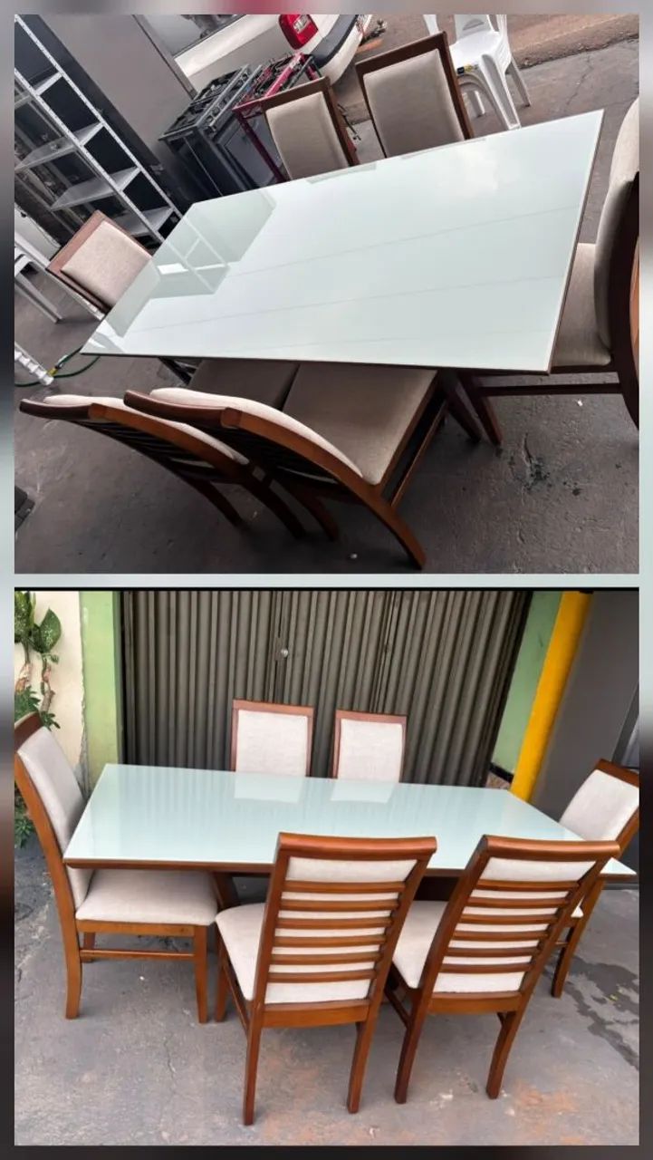 Mesa de jantar de luxo 