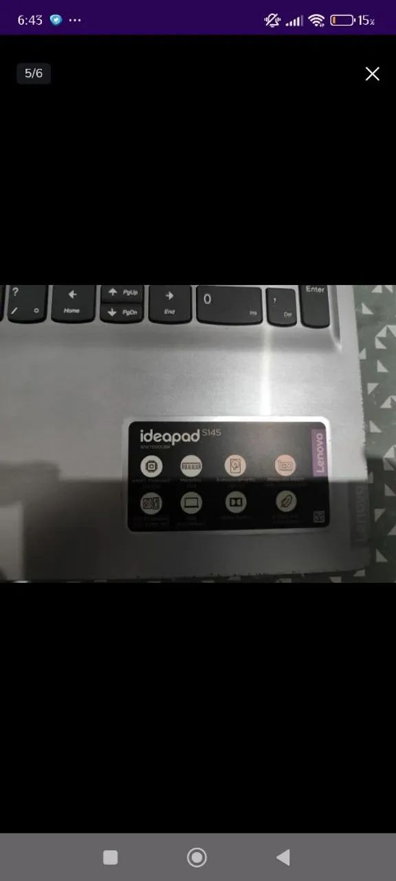 Notebook Lenovo Idea pad  - Foto 3