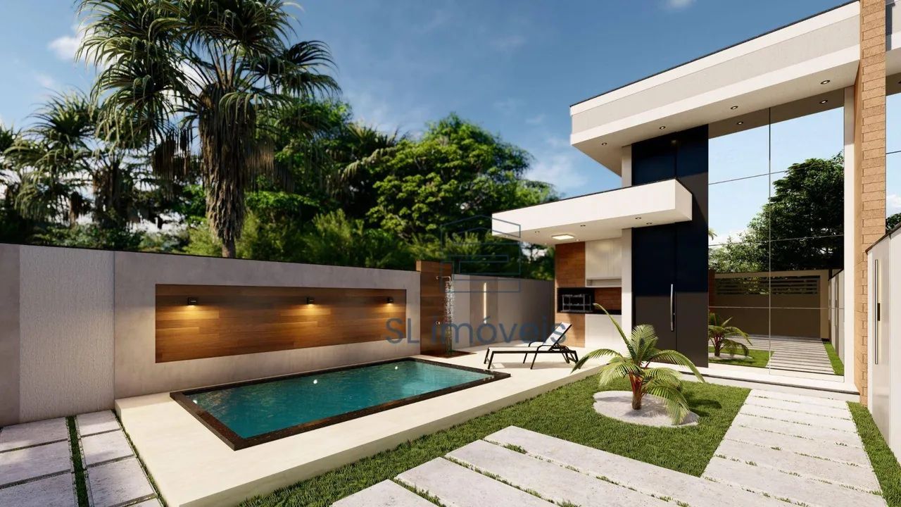 Casa linear com 3 quartos à venda no Ouro Verde, Rio das Ostras - Foto 4