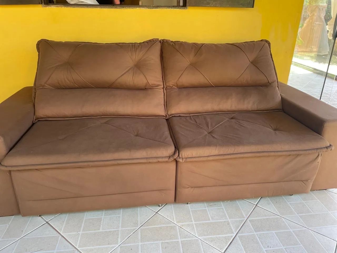 Sofá Marron 2,25cm - Foto 4