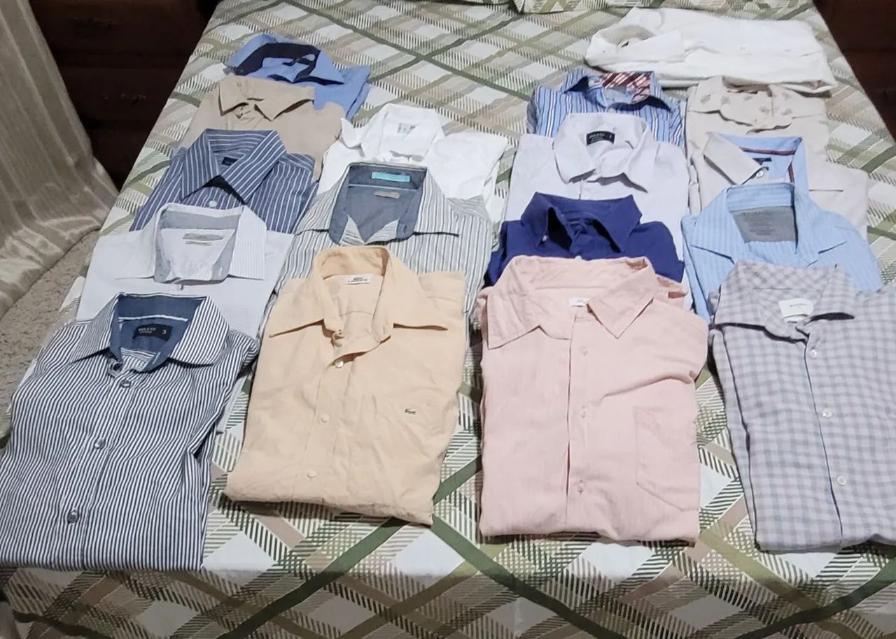 Camisas diversas masculina, VALOR DE CADA PEÇA.              - Foto 2