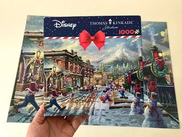 Quebra-cabeças Disney Thomas Kinkade 1000 peças 