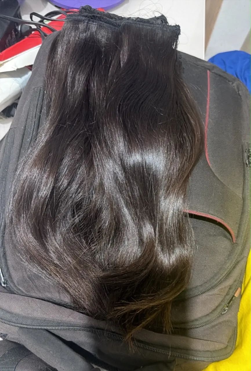 Cabelo brasileiro 3 telas 40cm 