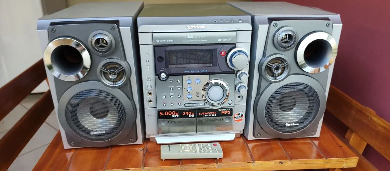Aparelho de som Mini Micro system gradiente AS580 Sony Philips Panasonic jvc cce Sharp  - Foto 3