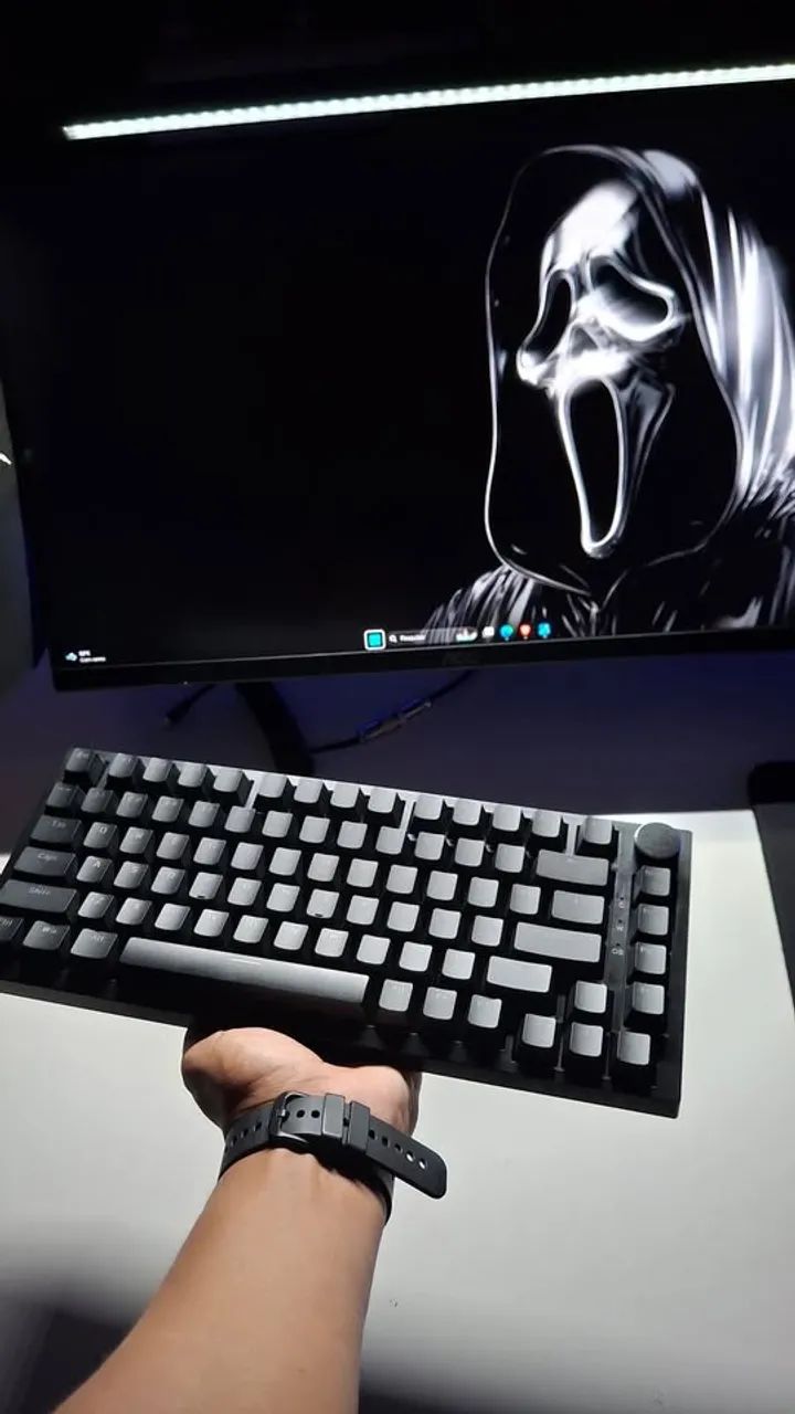 Teclado Mecânico AJAZZ AK820 - Switch Vermelho