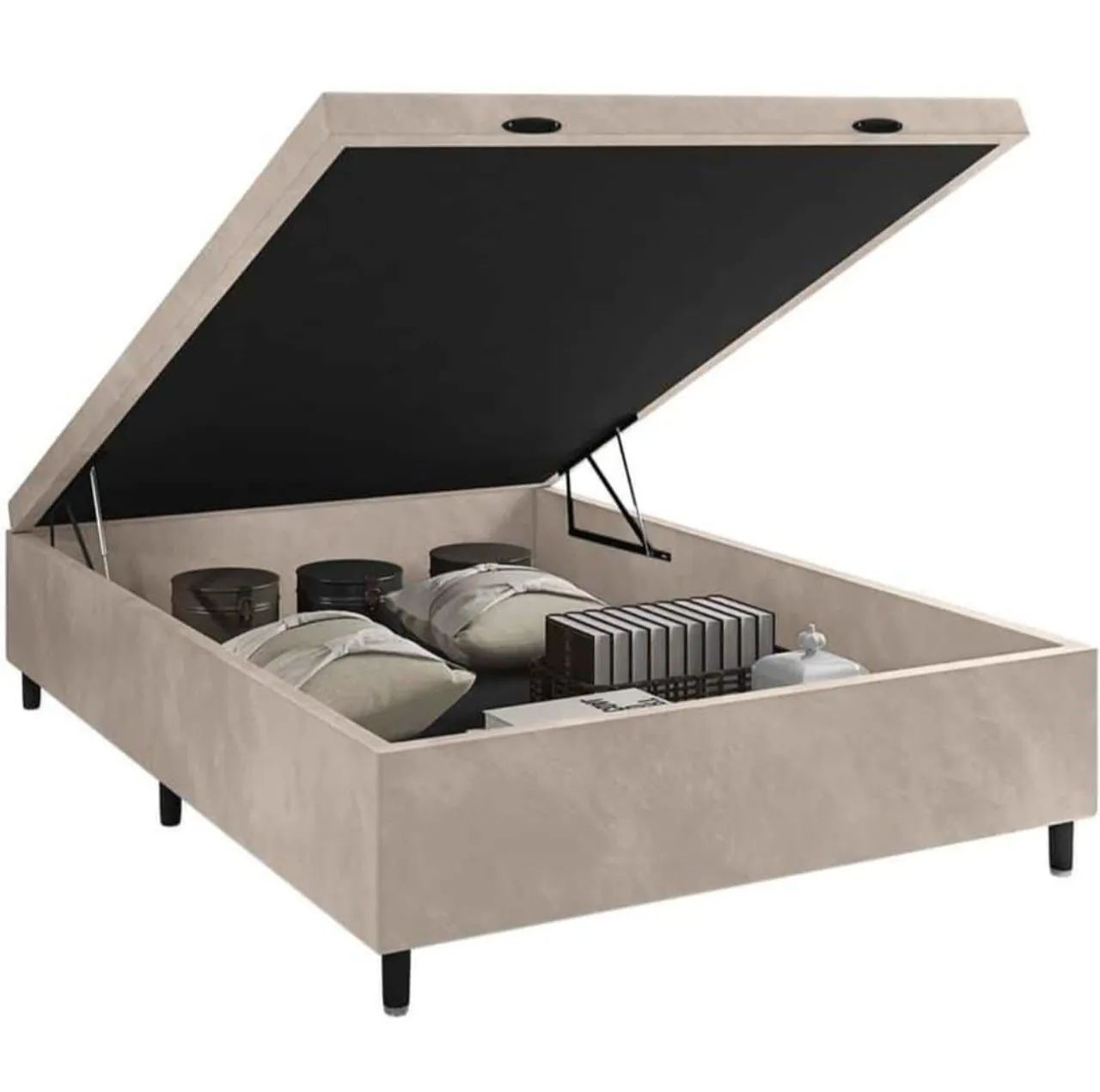 CAMA BOX BAÚ CASAL PROMOÇÃO 