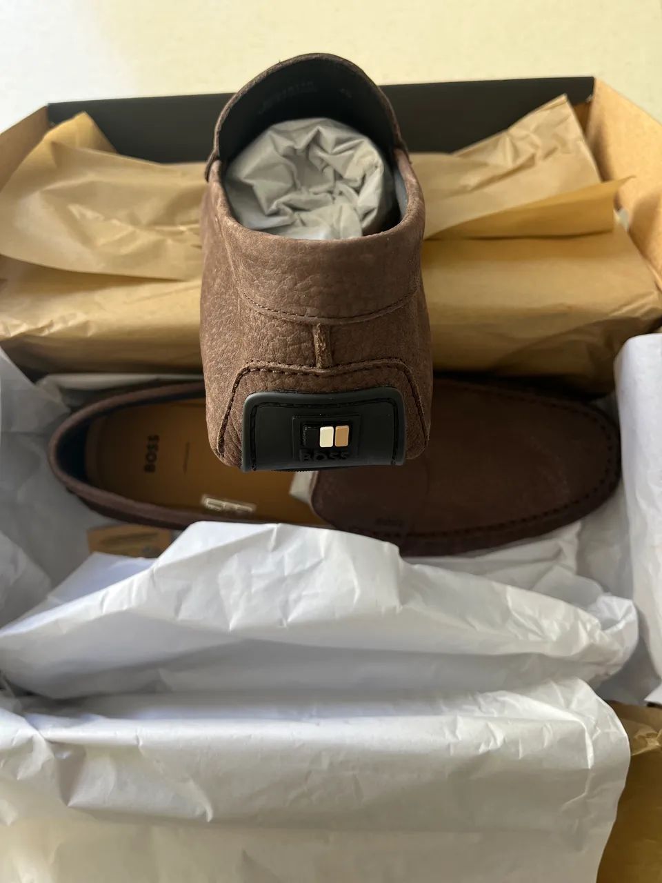 Mocassim HUGO BOSS COURO Noel Nubuck - Foto 4