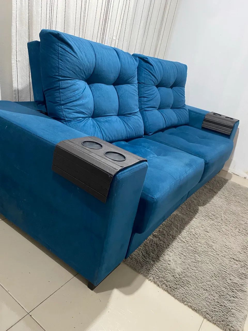 SOFÁ RETRÁTIL E RECLINÁVEL ENTREGO GRÁTIS  - Foto 5