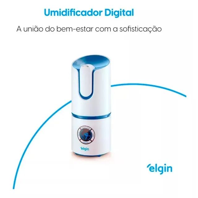 Umidificador de Ar Elgin Ultrassônico Digital 2,5L Bivolt Branco - Foto 2