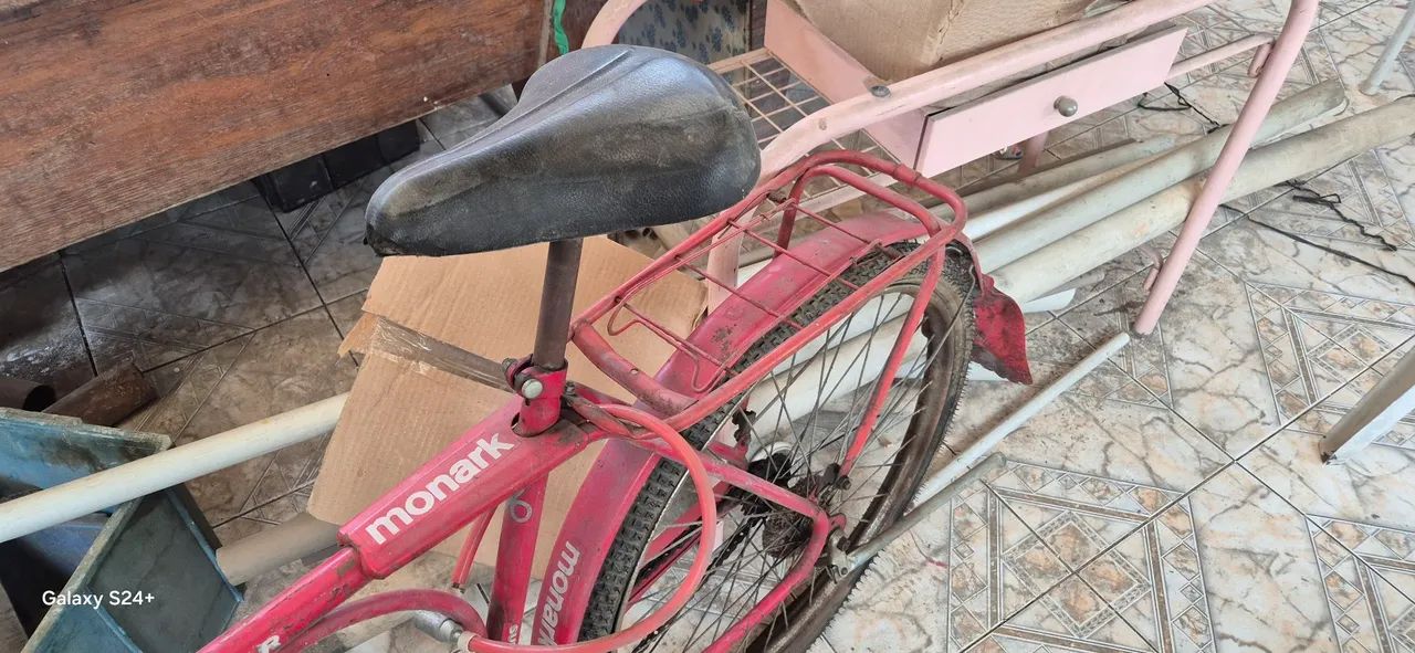 Bicicleta barra circular original mais de 30 anos - Foto 3