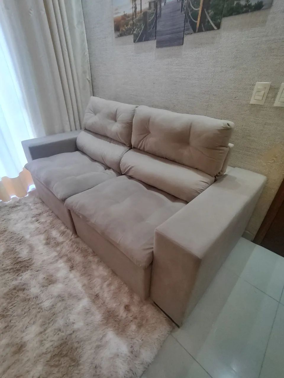 Sofá Retrátil e Reclinável - Foto 3