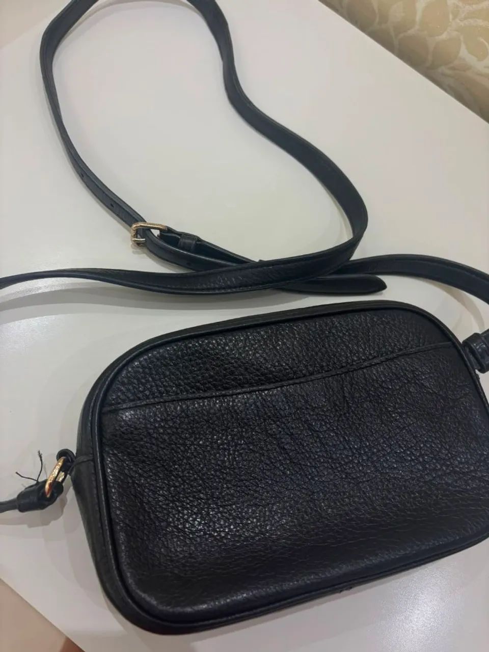 Bolsa Coach Mini Jamie Camera de Couro Preta - Foto 2