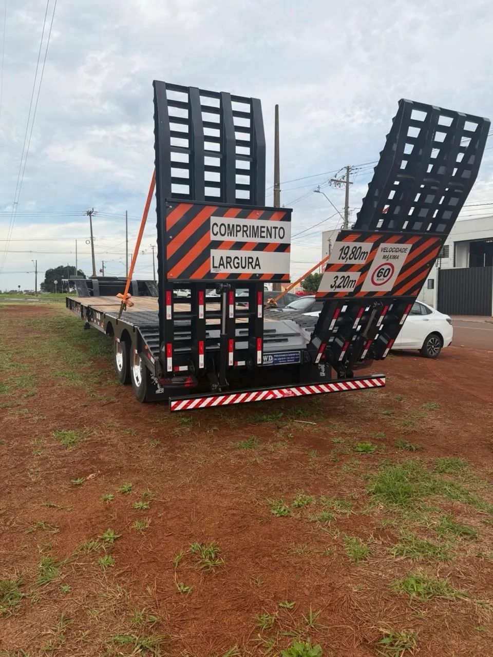 Carreta prancha WD 2E zero 