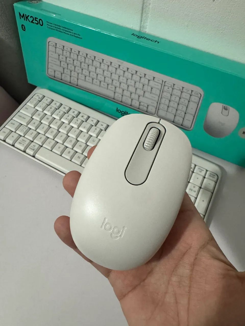 Teclado e Mouse Logitech MK250 sem fio  - Foto 5