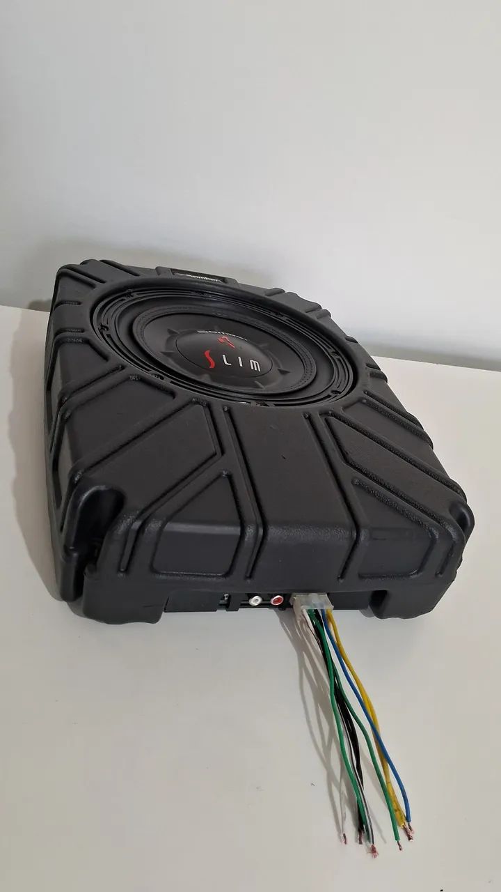 Caixa slin Bomber amplificada com sub 8" - Foto 4