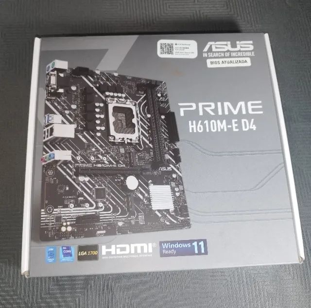 Placa-Mãe ASUS Prime H610M-E D4