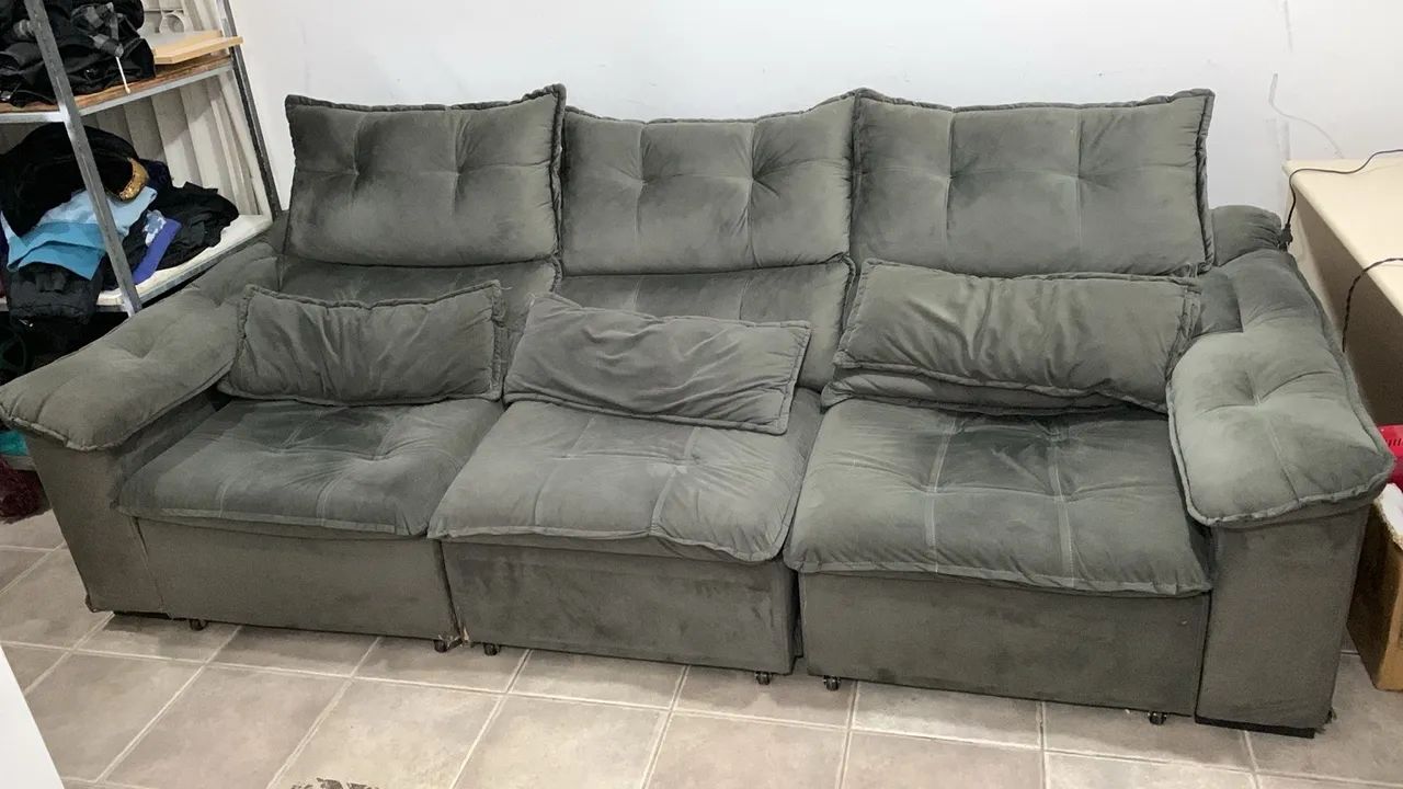 Sofá retrátil usado  - Foto 4