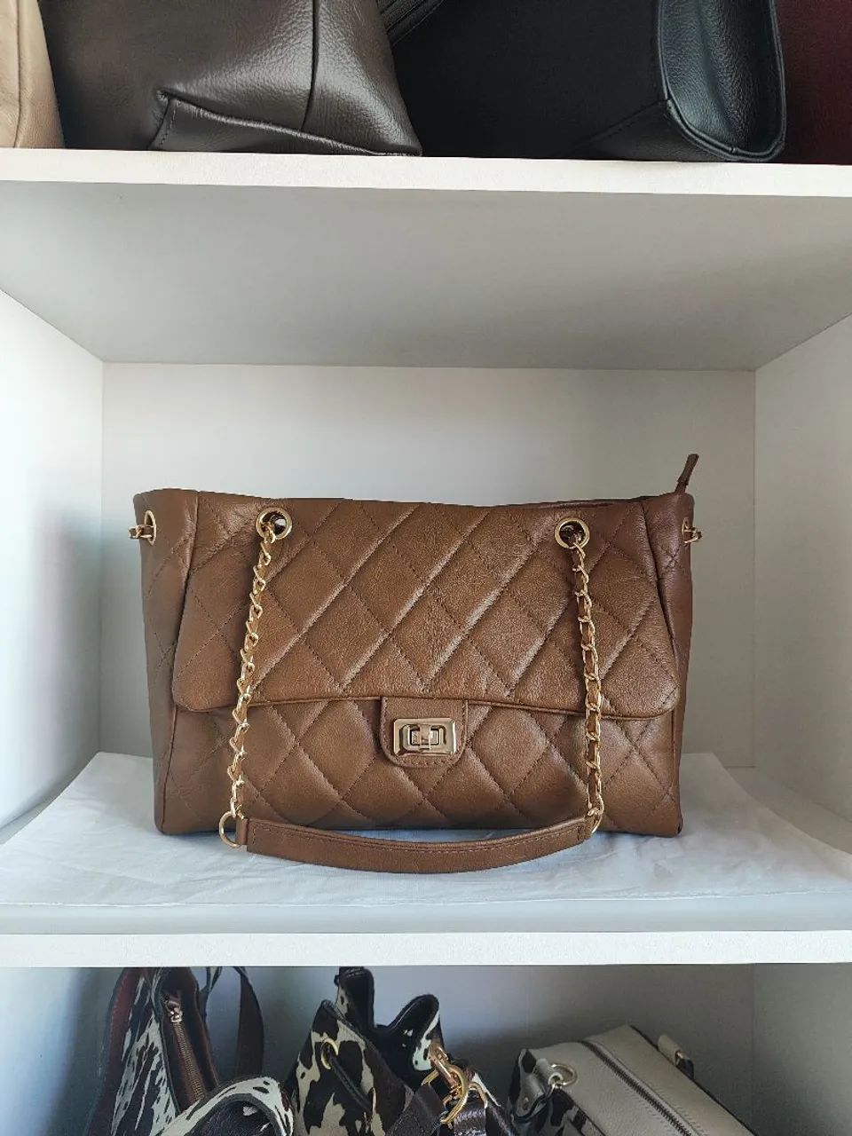 Bolsa em couro legítimo  - Foto 2