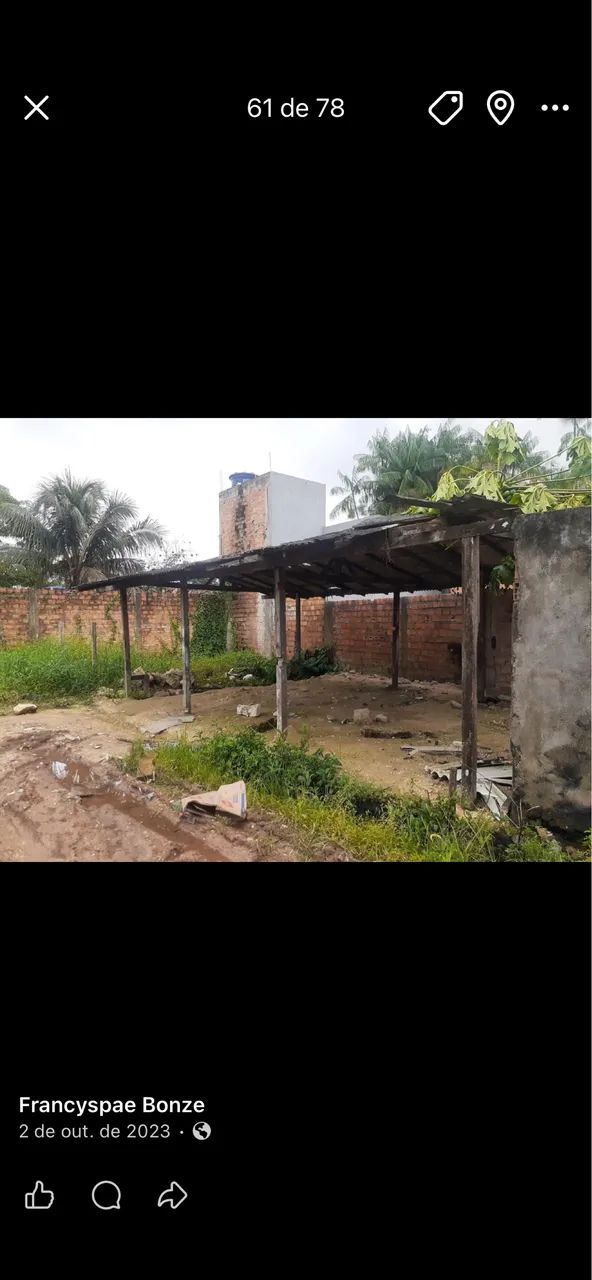 Terreno em icoaraci 7x15