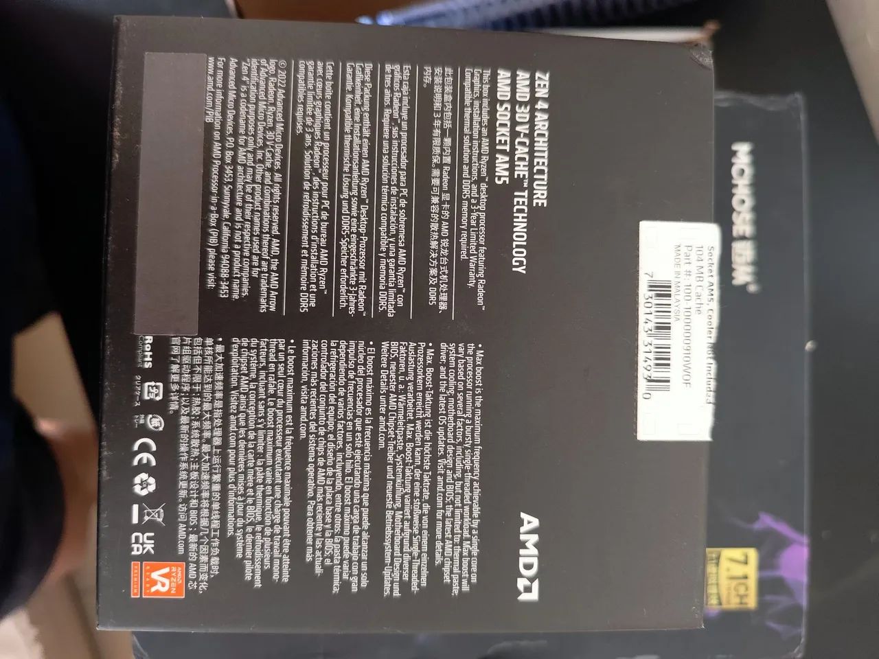 Processador Ryzen 7 7800x3d - Foto 3