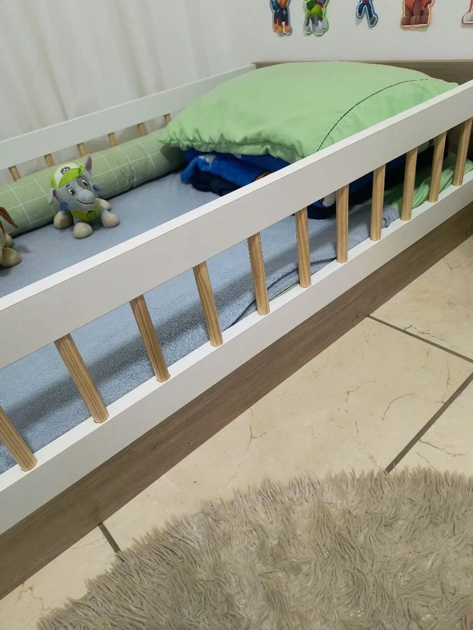 Cama infantil com colchão  - Foto 5
