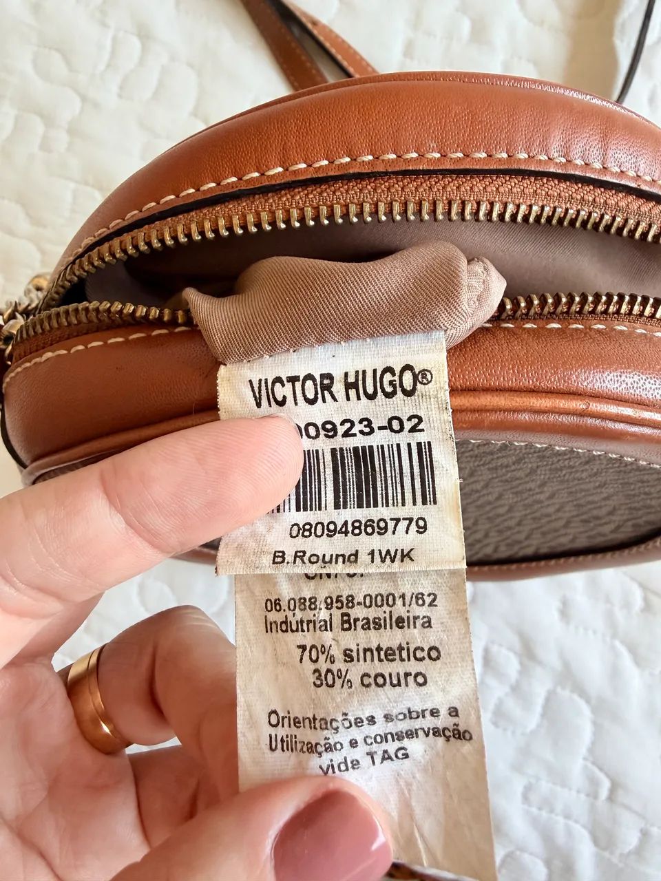 Bolsa redonda Victor Hugo Round Small - Foto 2