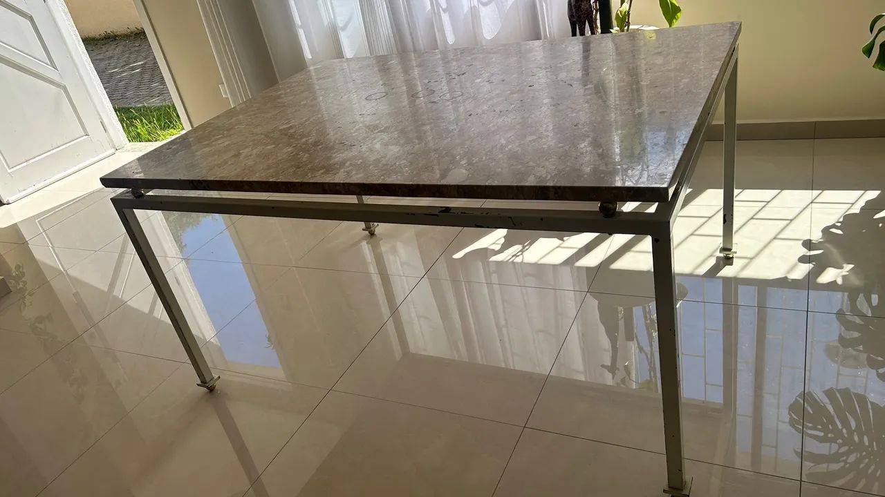 Mesa marmore travertino - Foto 3