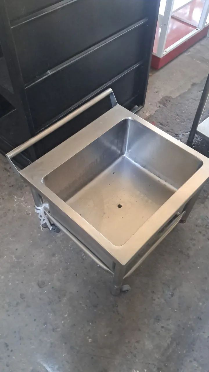 Mesa e cuba de inox (as duas) - Foto 3
