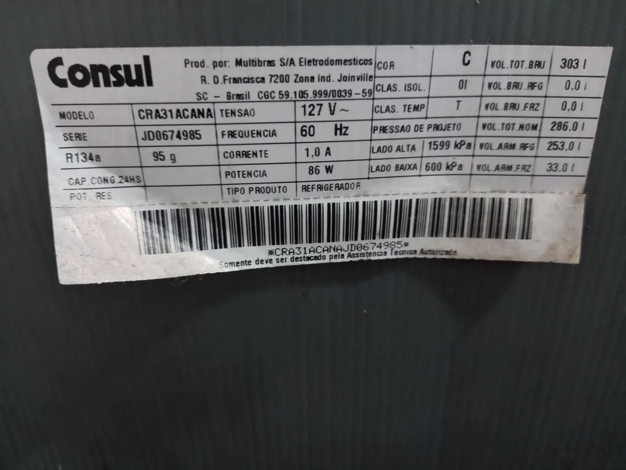 Refrigerador 310 consul - Foto 5