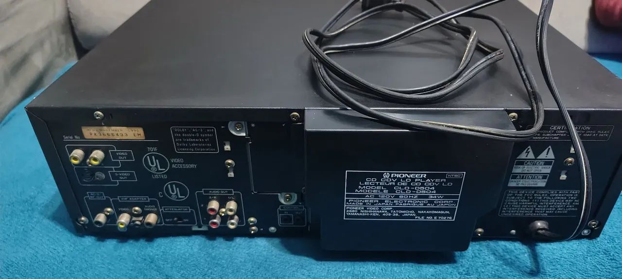 Pioneer CLD-D504 funcionando  - Foto 4