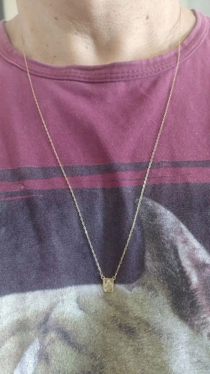 Escapulário de ouro 18K
