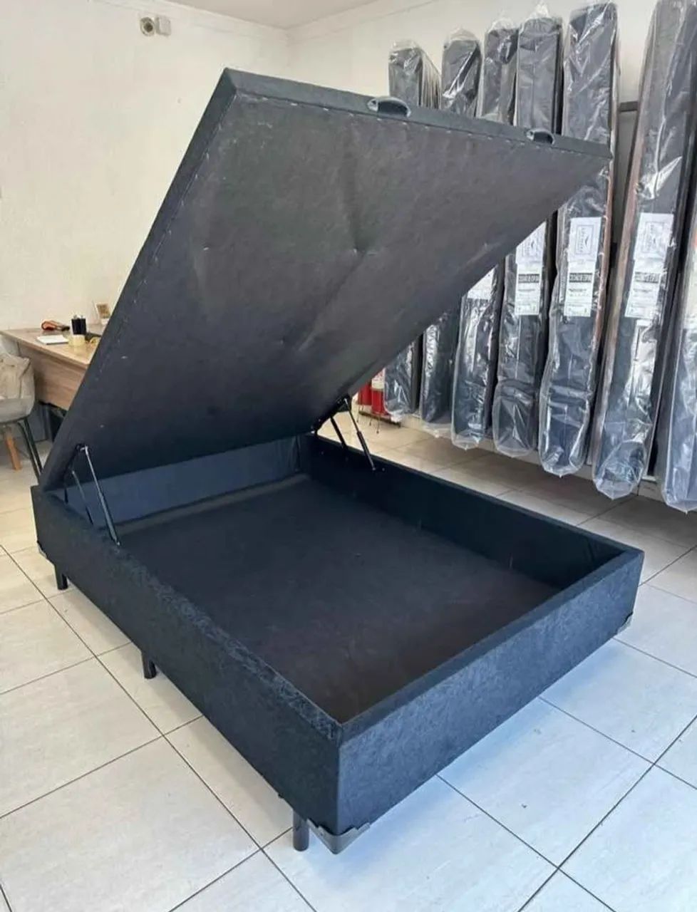 Cama box baú entrega imediata novo e embalados - Foto 4