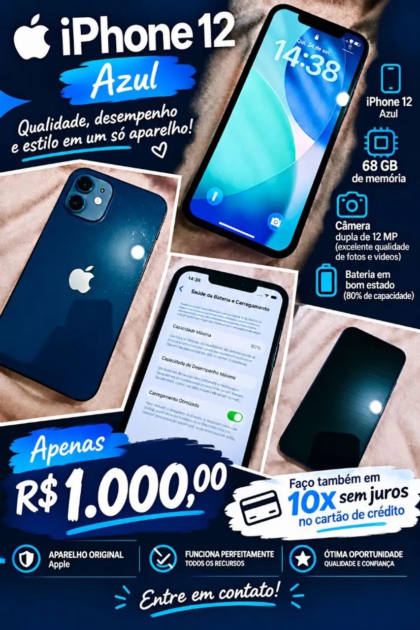 Celular iphone 12