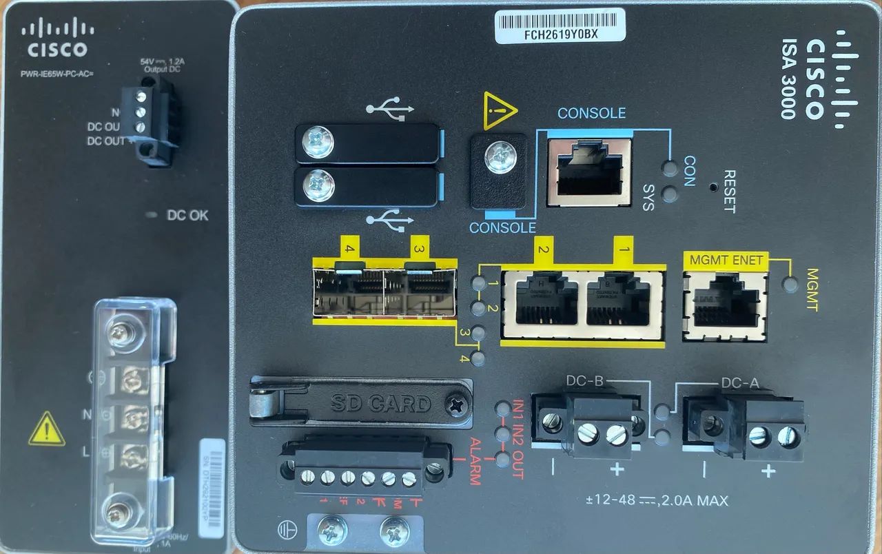 Switch industrial Cisco ISA -3000-4(quatro)Portas - Foto 2