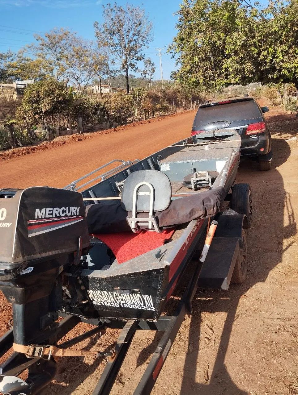  Barco com Motor Mercury 40 Hp  - Foto 2